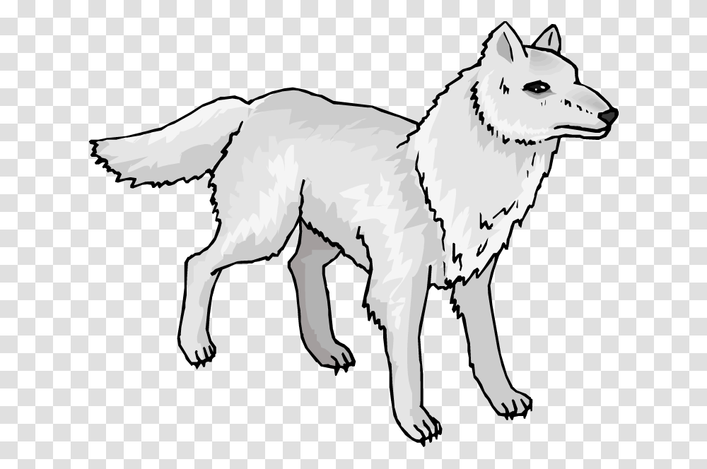 Arctic Wolf Clipart, Mammal, Animal, Cow, Cattle Transparent Png