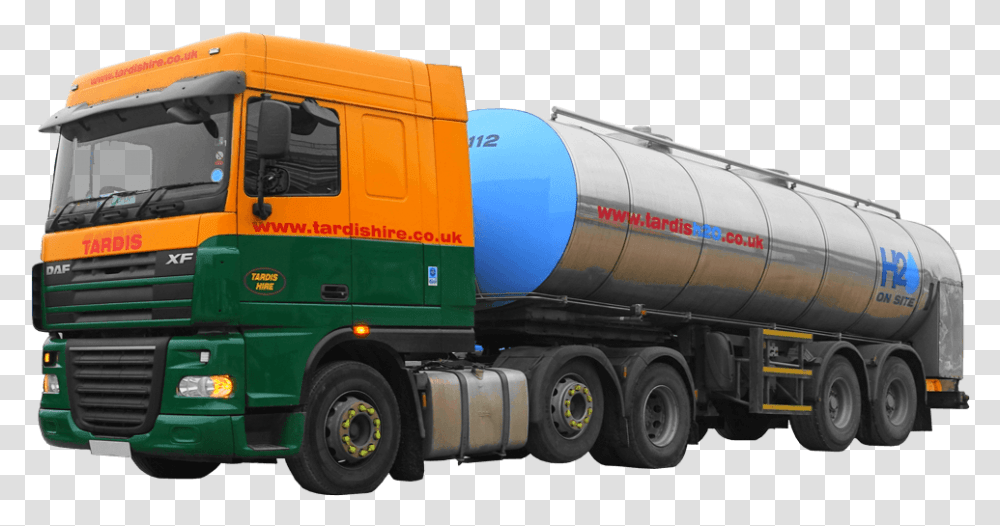 Arcticulated Lorry For Bulk Water Vehicle Bowser, Truck, Transportation, Trailer Truck, Wheel Transparent Png
