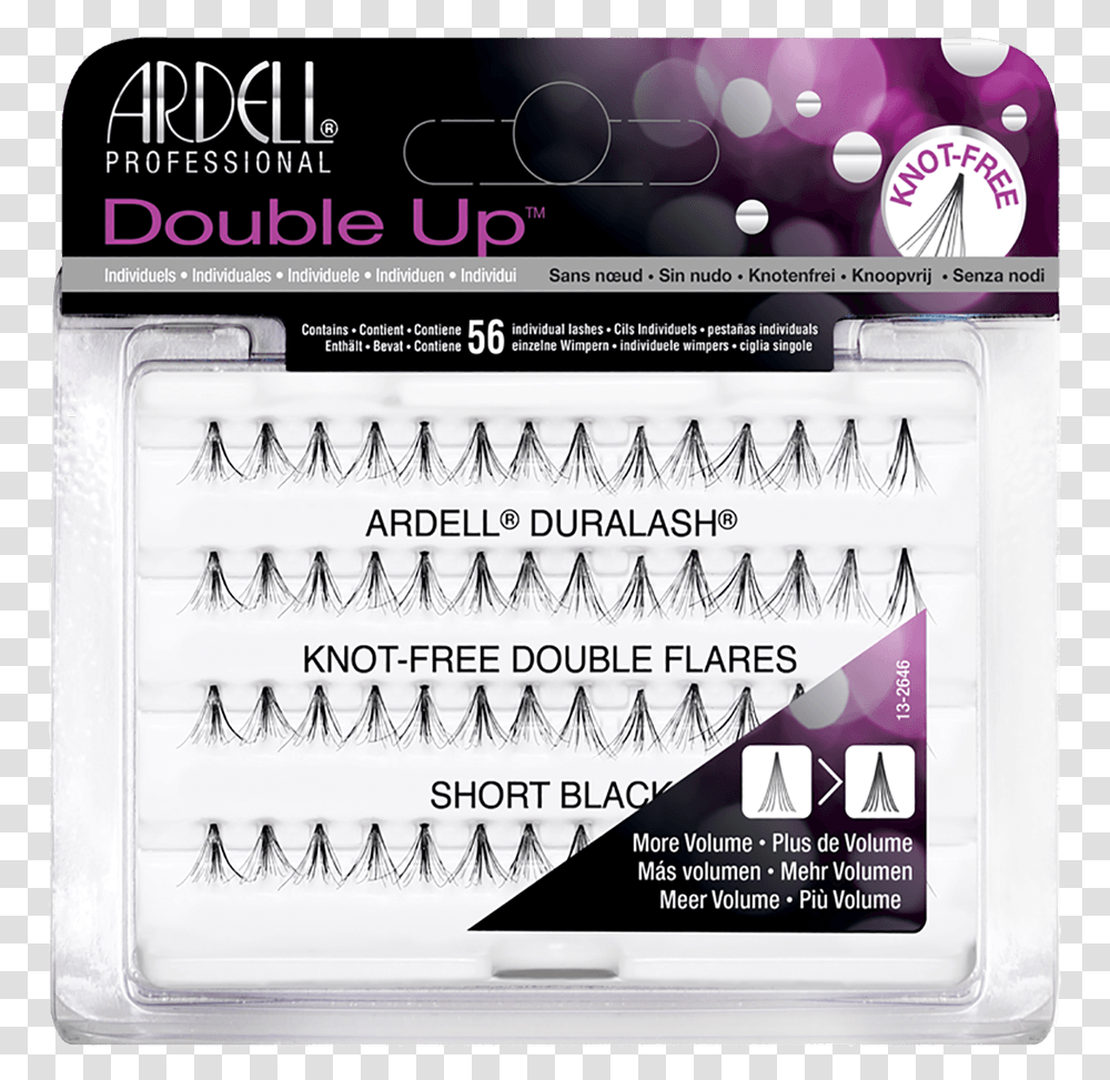 Ardell Duralash Double Up Knot Free Double Flare Eyelashes Ardell Individual Double Up, Paper, Flyer, Poster Transparent Png