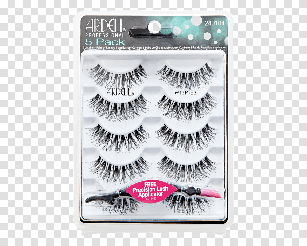 Ardell Lashes Wispies Black 5 Pack, Cosmetics Transparent Png