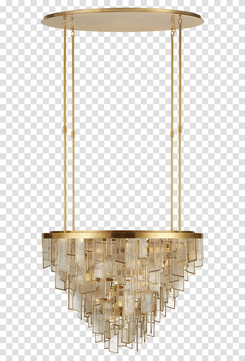 Ardent Large Waterfall Chandelier In Antique Burnished Kw5803ab Frg, Lamp, Utility Pole, Light Fixture Transparent Png