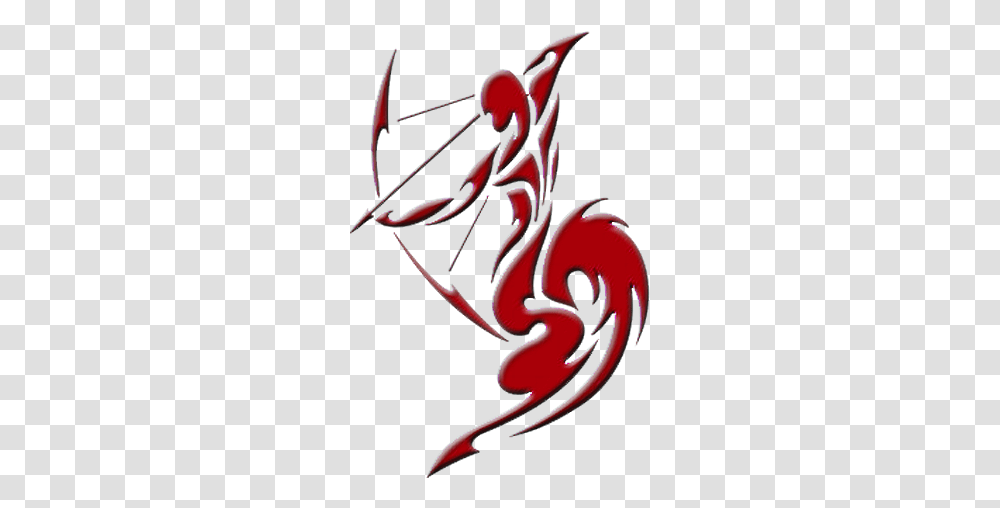 Are An Extraterrestrial Tribal Sagittarius Tattoo, Dragon, Bow, Dynamite, Bomb Transparent Png