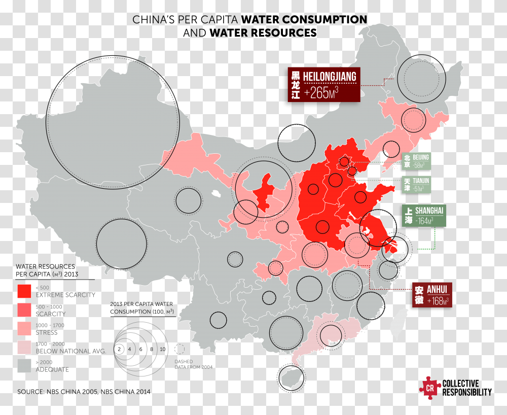 Are Chinese Cities Heading For A Water Crisis Collective, Map, Diagram, Plot, Atlas Transparent Png