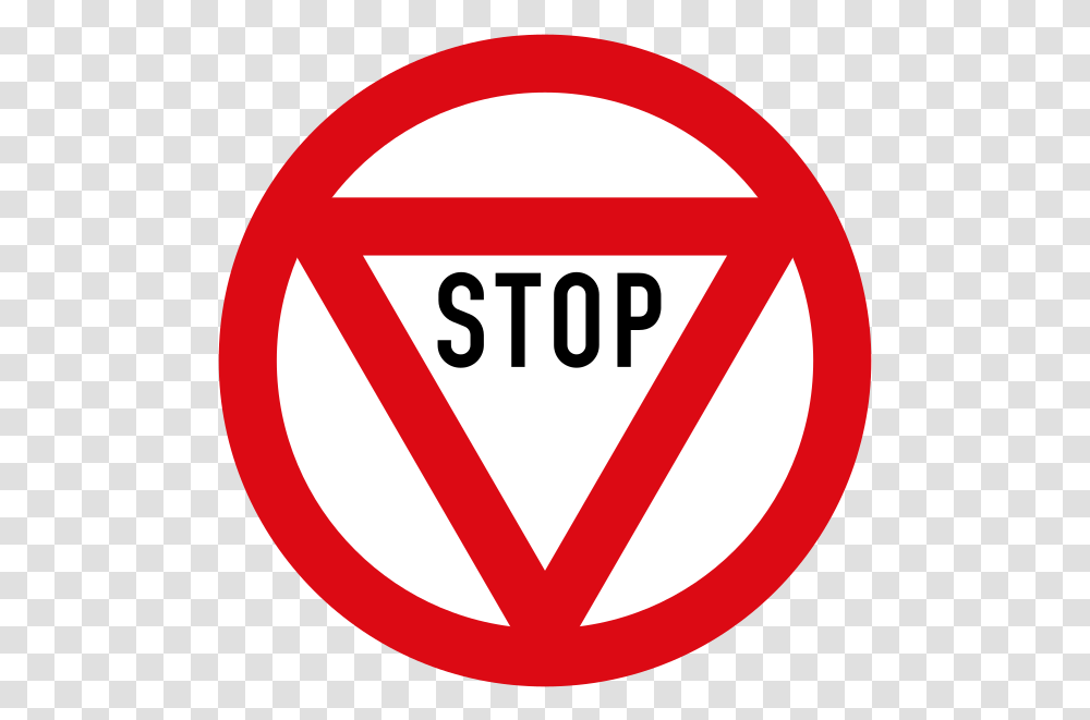 Are Stop Signs Red In Every Country Stop Sign Circle Triangle, Symbol, Road Sign, Stopsign Transparent Png
