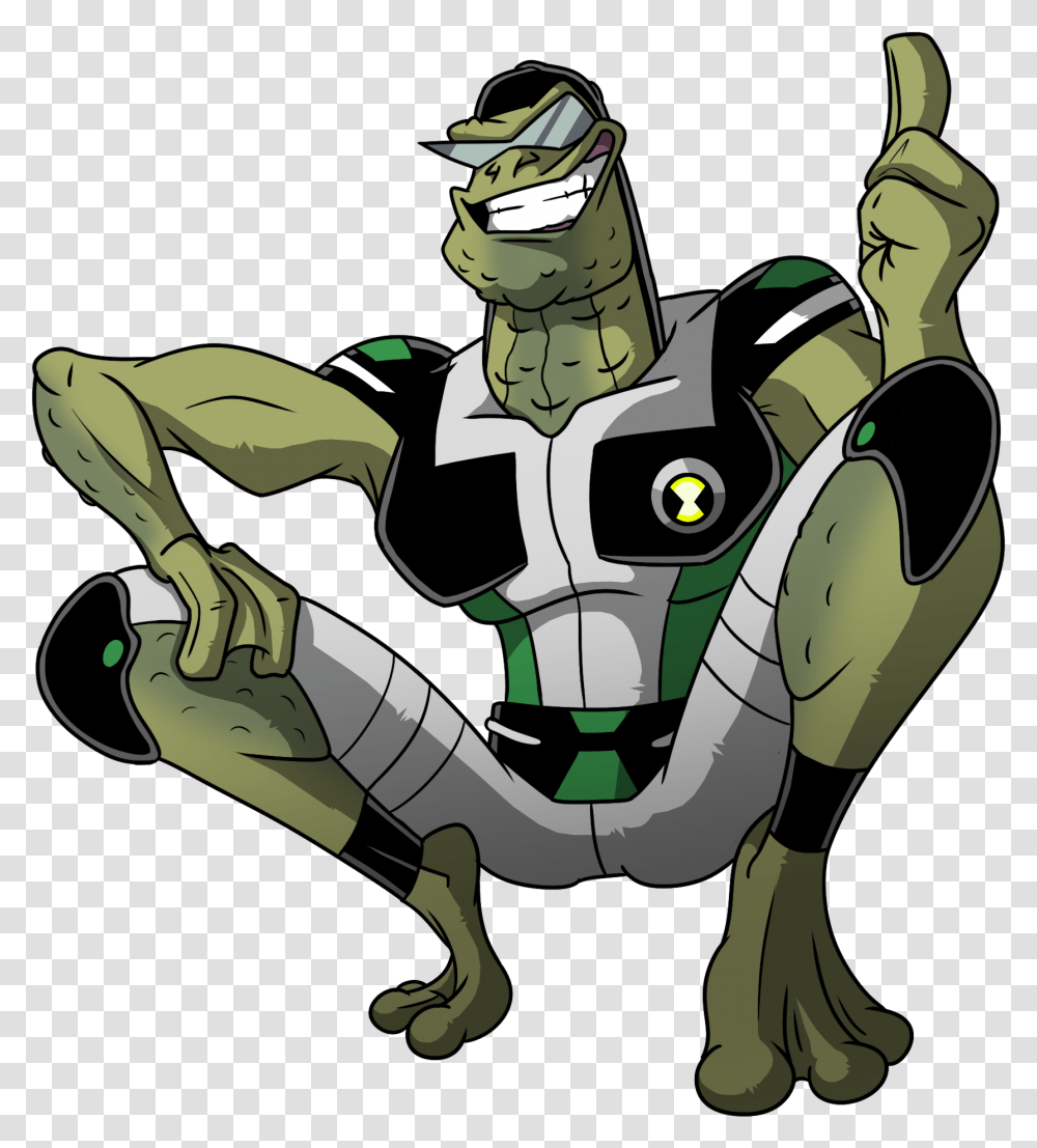 Are You Ready For The Future Ben 10 5yl Bullfrag, Animal, Helmet, Apparel Transparent Png