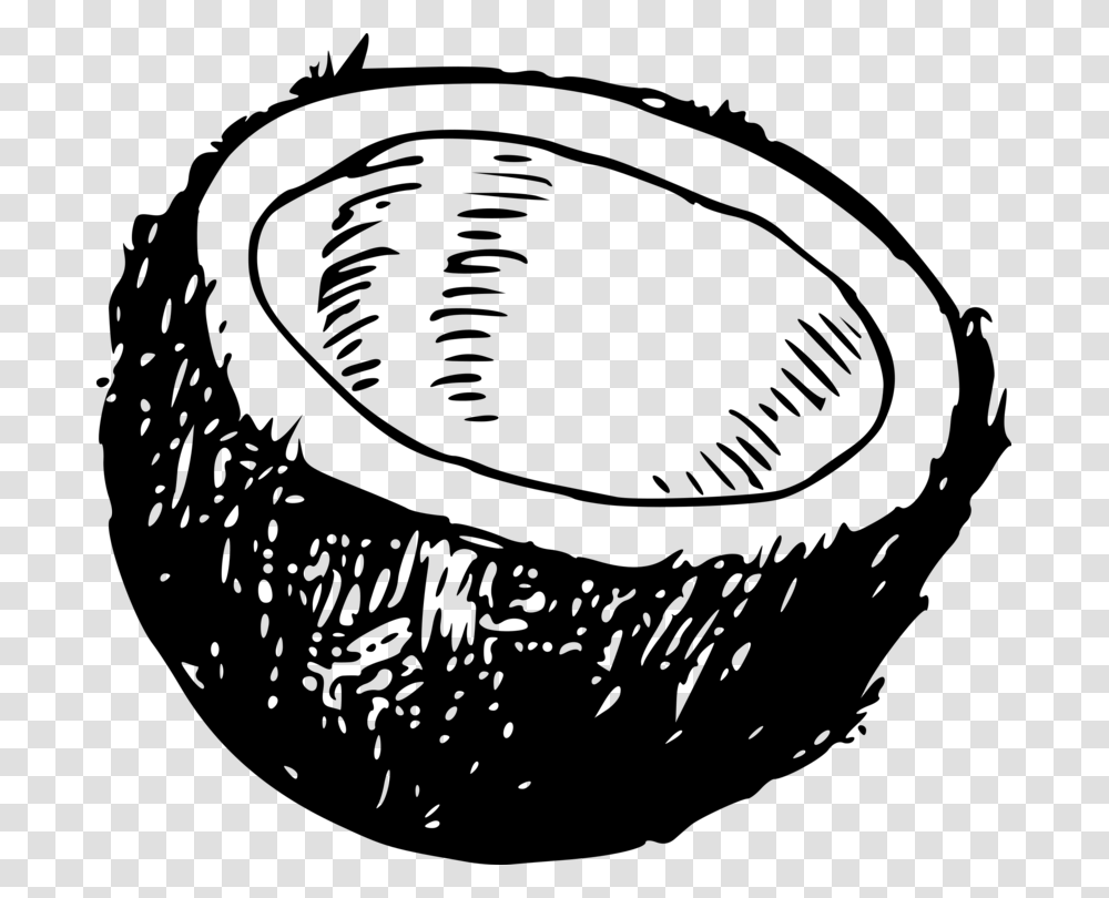 Arecaceae Coconut Computer Icons Drawing Line Art, Gray, World Of Warcraft Transparent Png