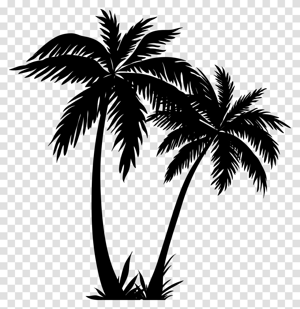 Arecaceae Silhouette Clip Art, Gray, World Of Warcraft Transparent Png