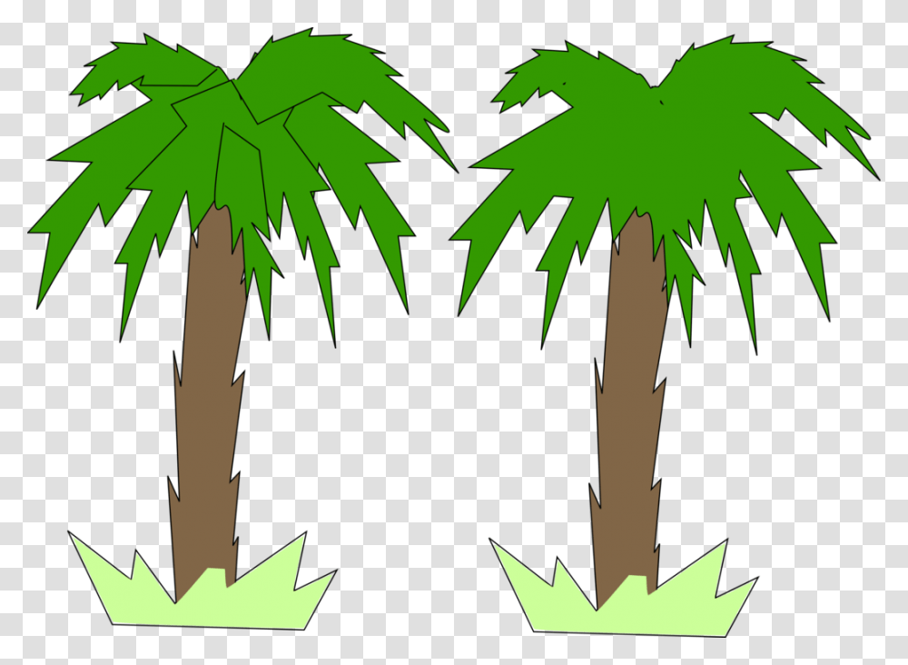 Arecaceae Tree Computer Graphics Two Dimensional Space Coconut, Plant, Leaf, Poster, Advertisement Transparent Png