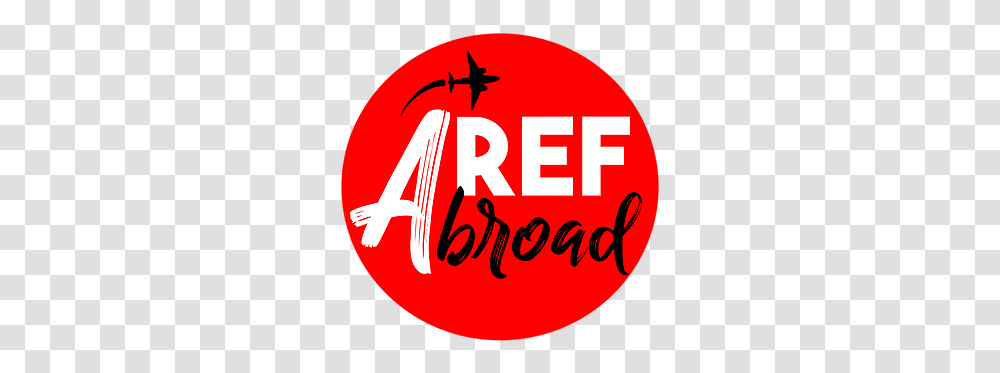 Aref Abroad Travel Blog Emblem, Logo, Symbol, Text, Beverage Transparent Png