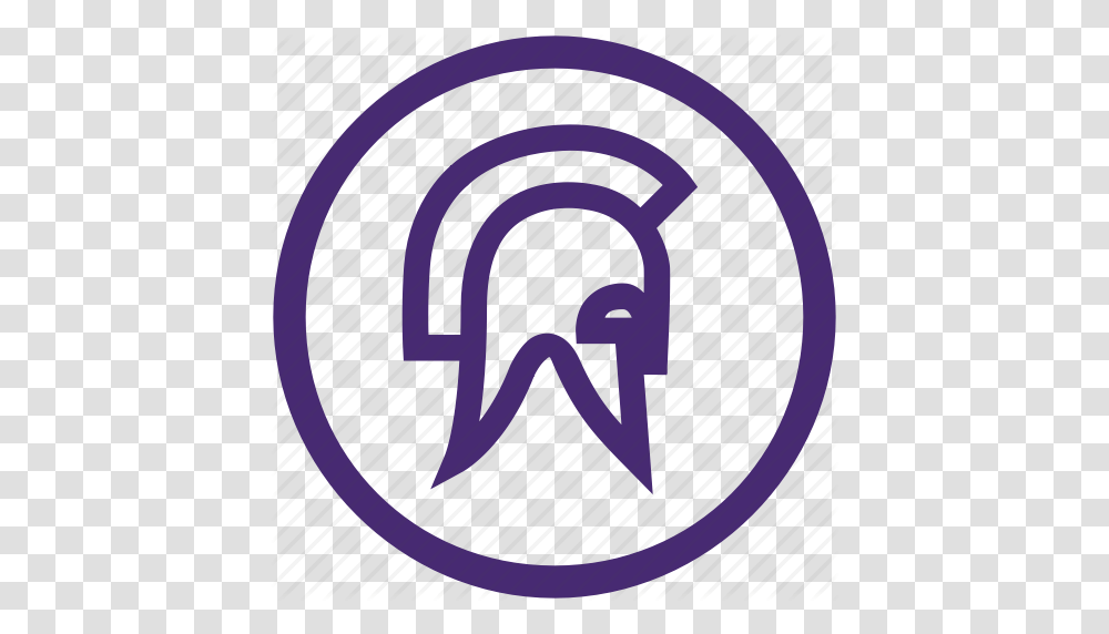 Ares God Greek Mythology Helmet Purple Skill War Icon, Logo, Light Transparent Png