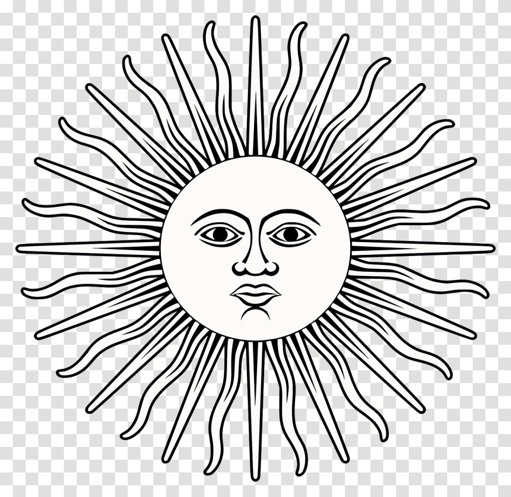 Argentina Flag Sun, Face, Plant, Smile, Animal Transparent Png