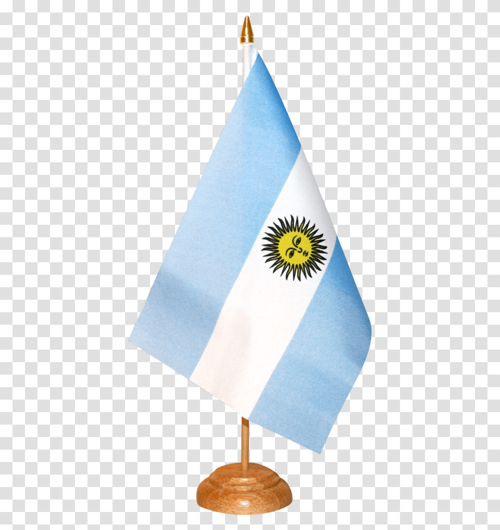 Argentina Table Flag Drapeau De L Argentine, Lamp, Triangle, Cone Transparent Png