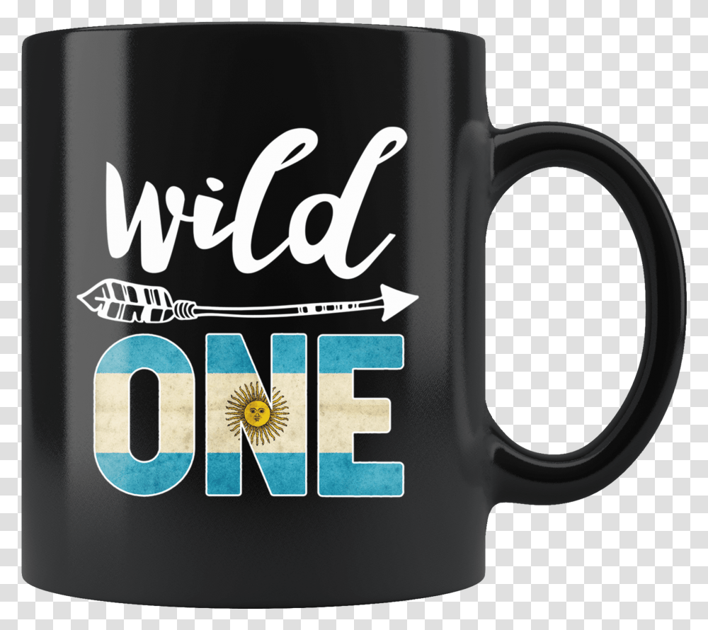 Argentina Wild One Birthday Outfit 1 Argentinian Flag Black, Coffee Cup, Beverage, Drink Transparent Png