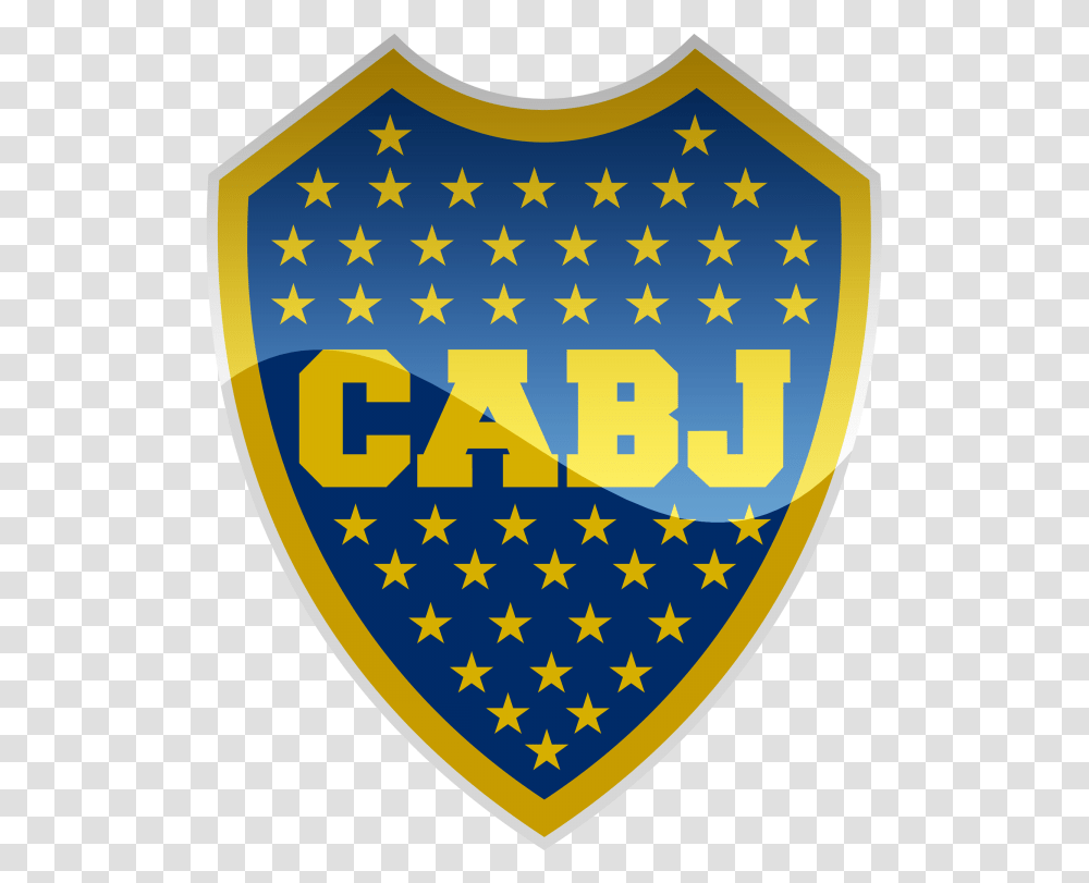 Argentine Superliga Hd Football Logos Boca Juniors Logo Hd, Armor, Shield, Rug, Symbol Transparent Png