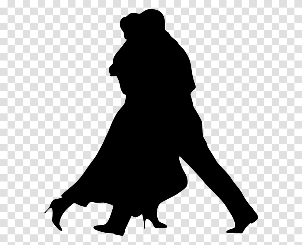 Argentine Tango Ballroom Dance Silhouette, Gray, World Of Warcraft Transparent Png