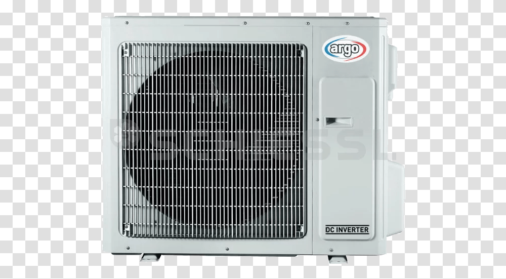 Argo Outdoor Unit Split Inverter X2i 64sh R410a Heat Pump Horizontal, Air Conditioner, Appliance, Gate, Grille Transparent Png
