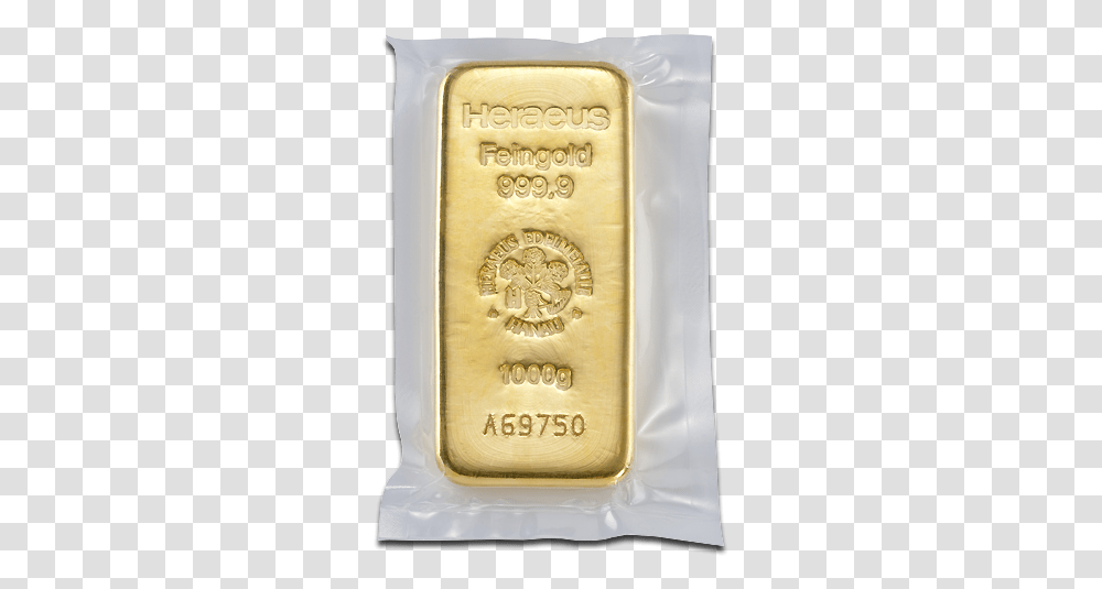 Argor Heraeus Gold Bar Bitgild Heraeus 1 Kg Gold Bar, Ivory Transparent Png