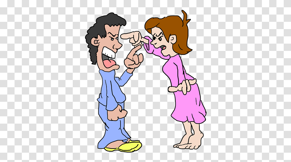 Argument Argue Fight Fighting Bicker Couple Cheating Wife Jokes, Person, Hand, People, Performer Transparent Png