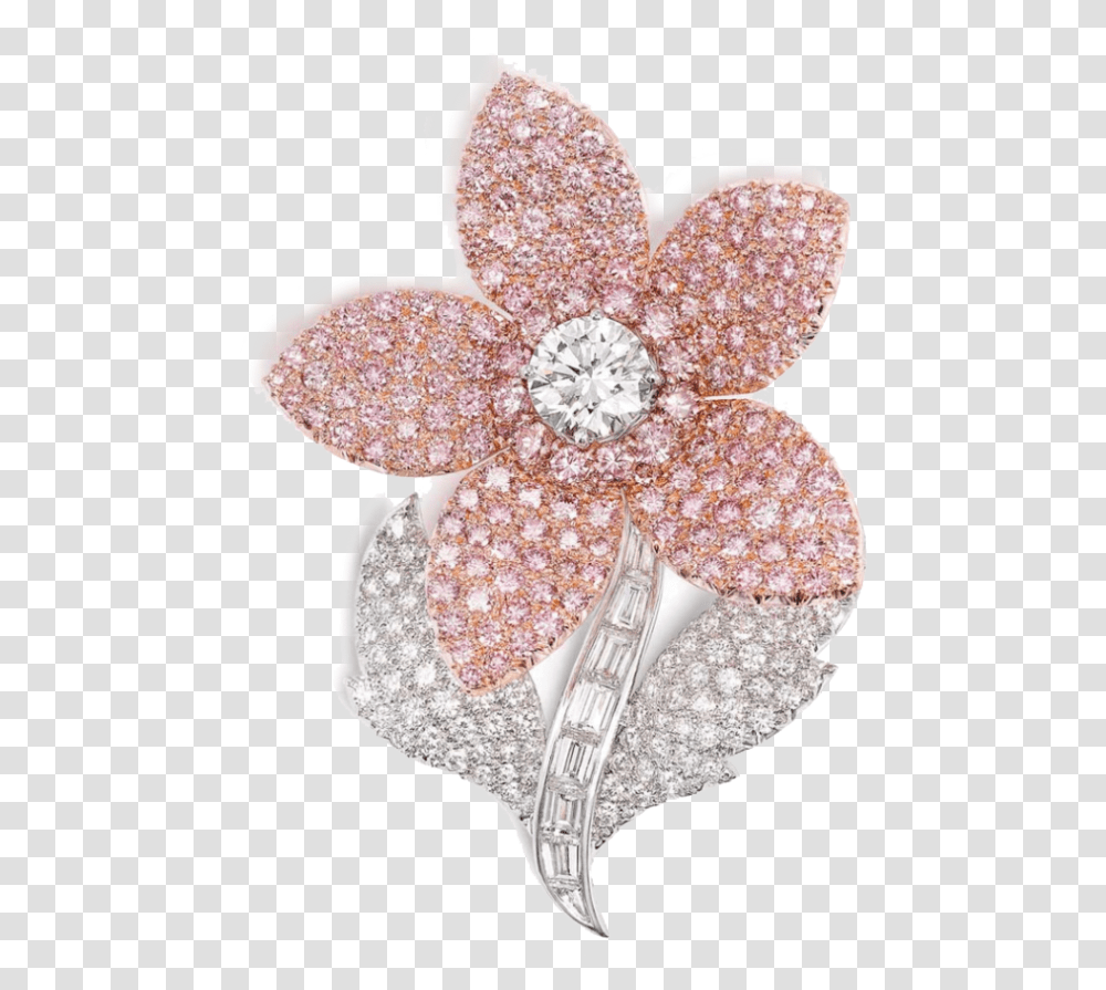 Argyle Pink Diamond Flower, Jewelry, Accessories, Accessory, Brooch Transparent Png