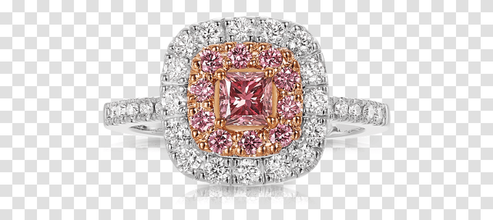 Argyle Pink Diamond Vault Ring Ring, Jewelry, Accessories, Accessory, Gemstone Transparent Png