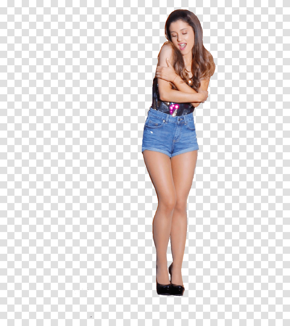 Ariana Grande All Body, Shorts, Person, Female Transparent Png