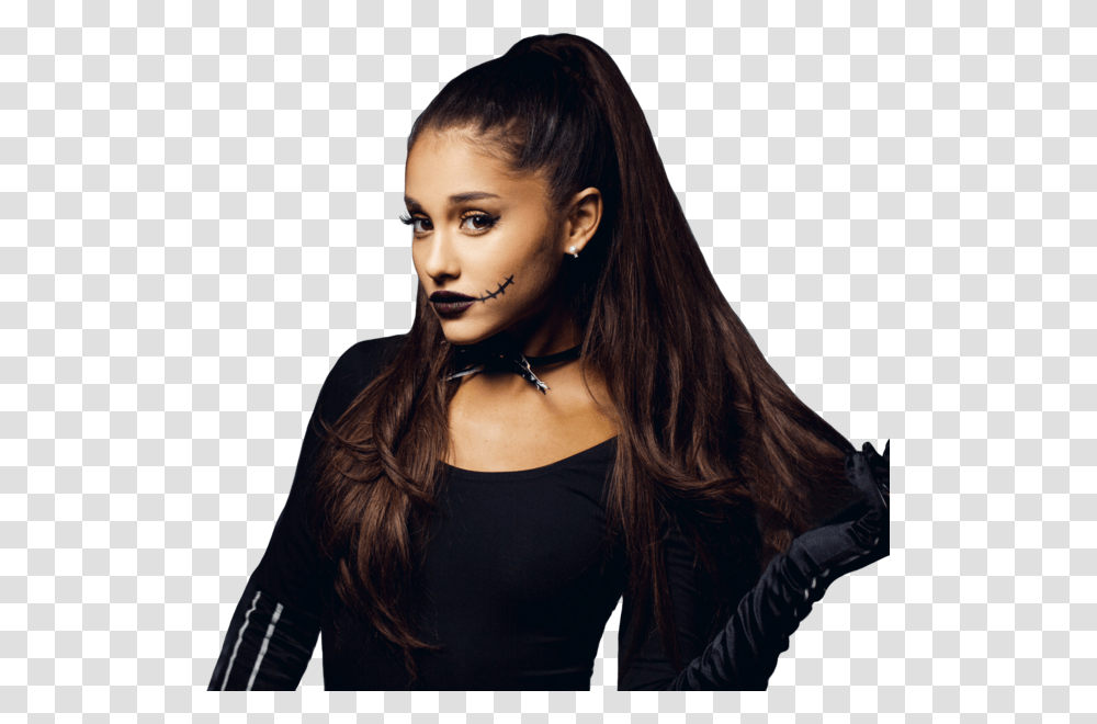 Ariana Grande Background, Face, Person, Female, Sleeve Transparent Png