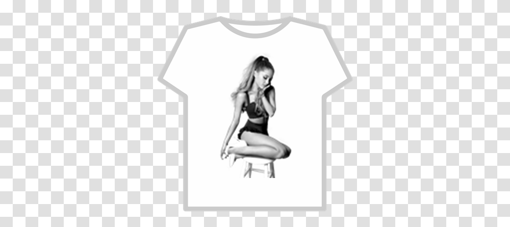 Ariana Grande Background T Shirt Para Roblox, Clothing, Person, Text, Sleeve Transparent Png