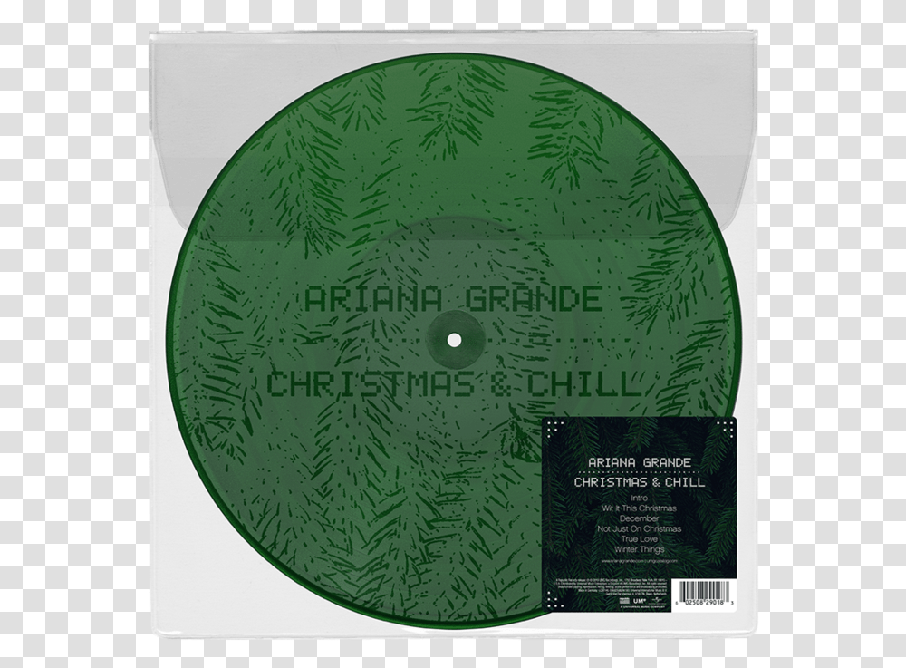 Ariana Grande Christmas And Chill Vinyl, Disk, Dvd, Rug Transparent Png