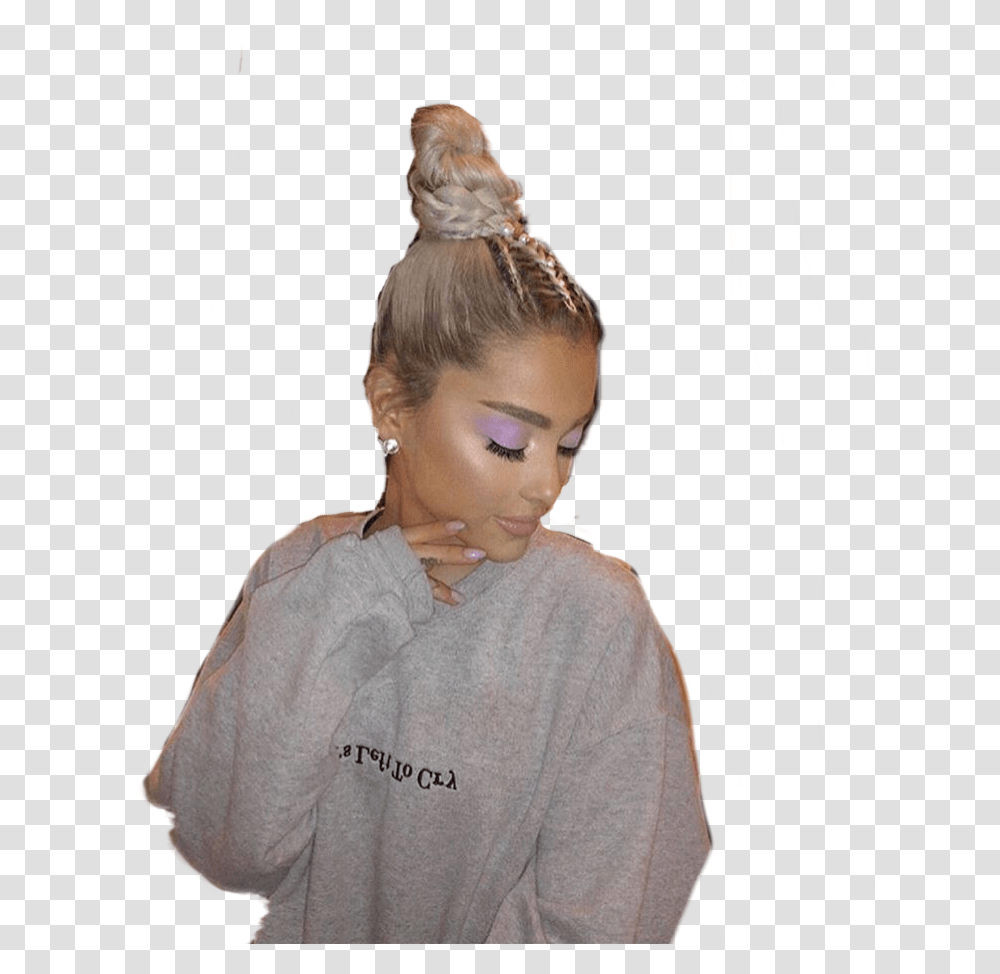 Ariana Grande Clipart Moon Ariana Grande White Hair, Person, Finger, Outdoors Transparent Png