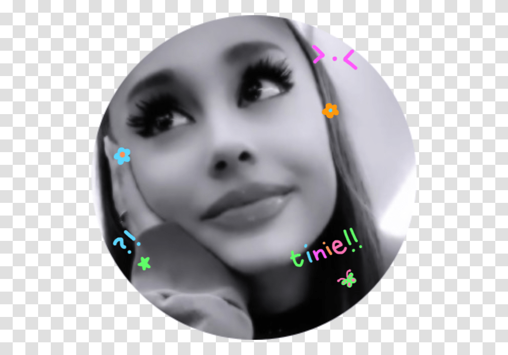 Ariana Grande, Disk, Face, Dvd, Tunnel Transparent Png