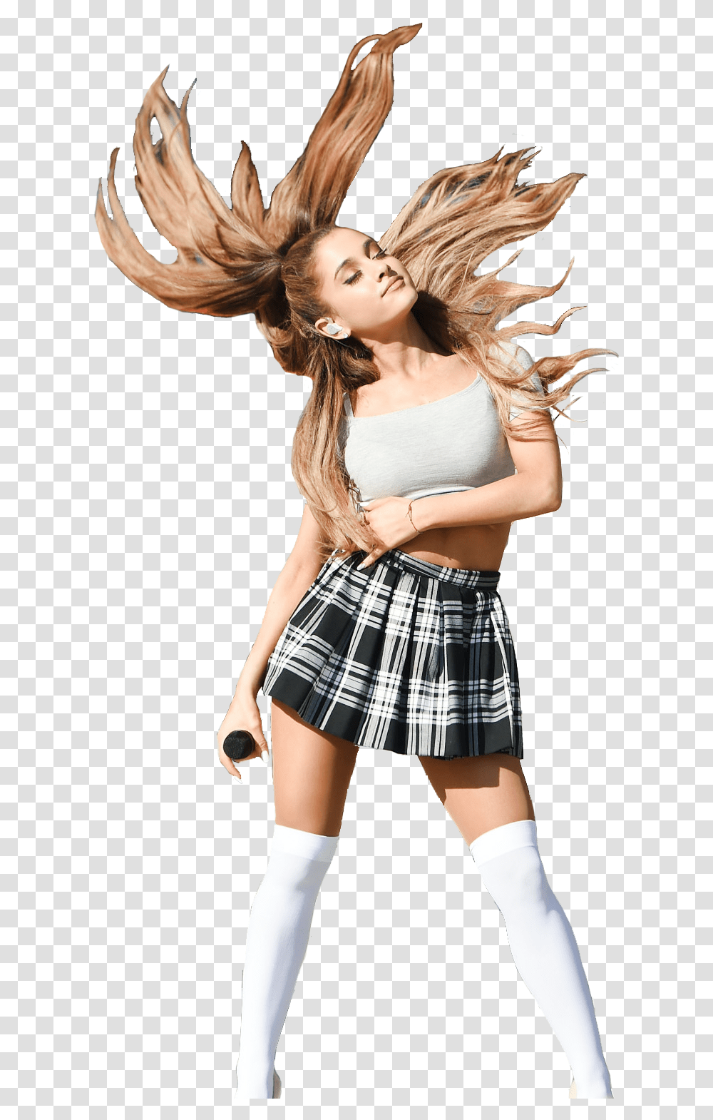 Ariana Grande Hd, Apparel, Skirt, Person Transparent Png