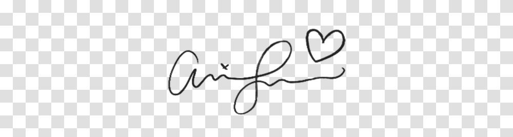 Ariana Signature, Gray, White Board Transparent Png