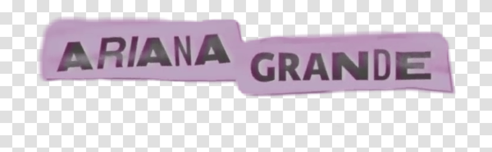 Arianagrande Ari Ariana Grande Name Text Graphics, Purple, Tie, Accessories, Housing Transparent Png