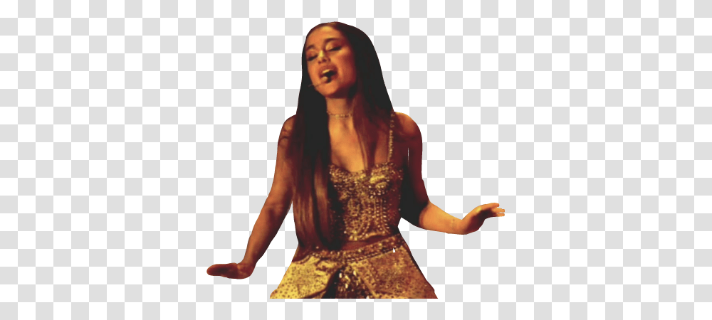 Arianagrande Ariana Ari Ag Grande Arianalive Performance, Person, Female, Dress Transparent Png