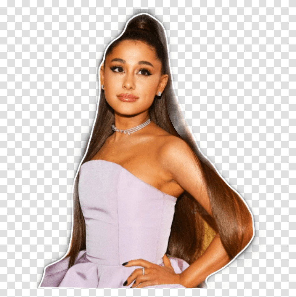 Arianagrande Ariana Grande Cute Purple Aesthetic Brownh Sailor Moon Hair Style, Clothing, Apparel, Person, Human Transparent Png