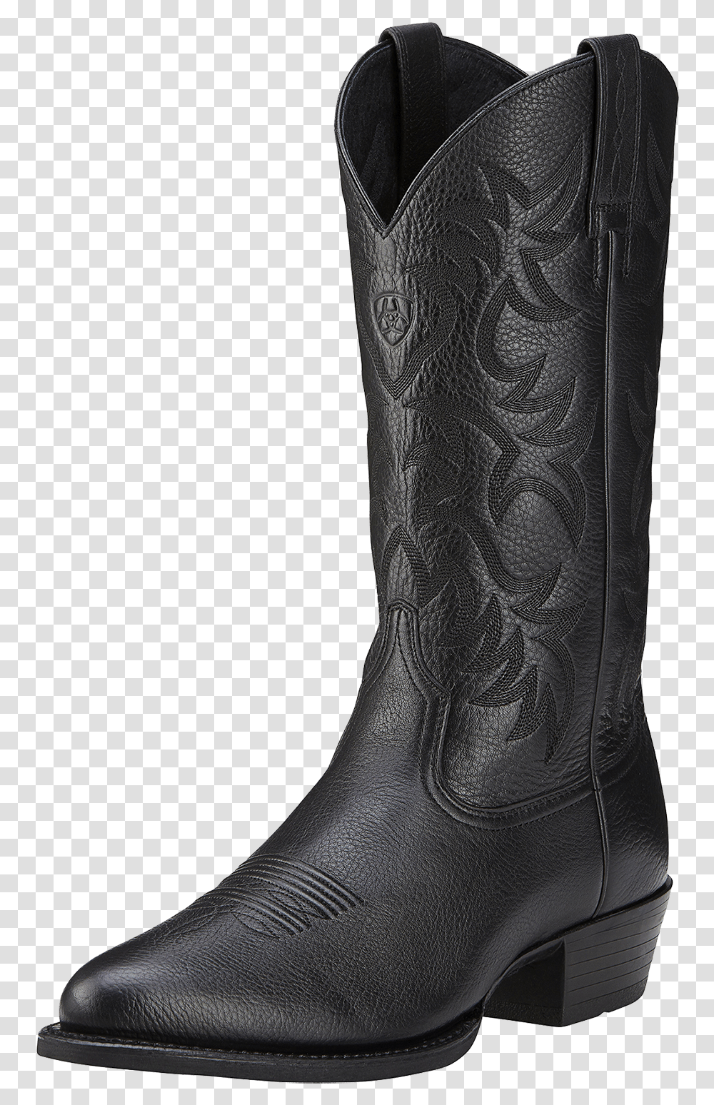 Ariat Men's Western Heritage R Toecowboyboot Simple Cowboy Boots Black, Apparel, Footwear, Shoe Transparent Png
