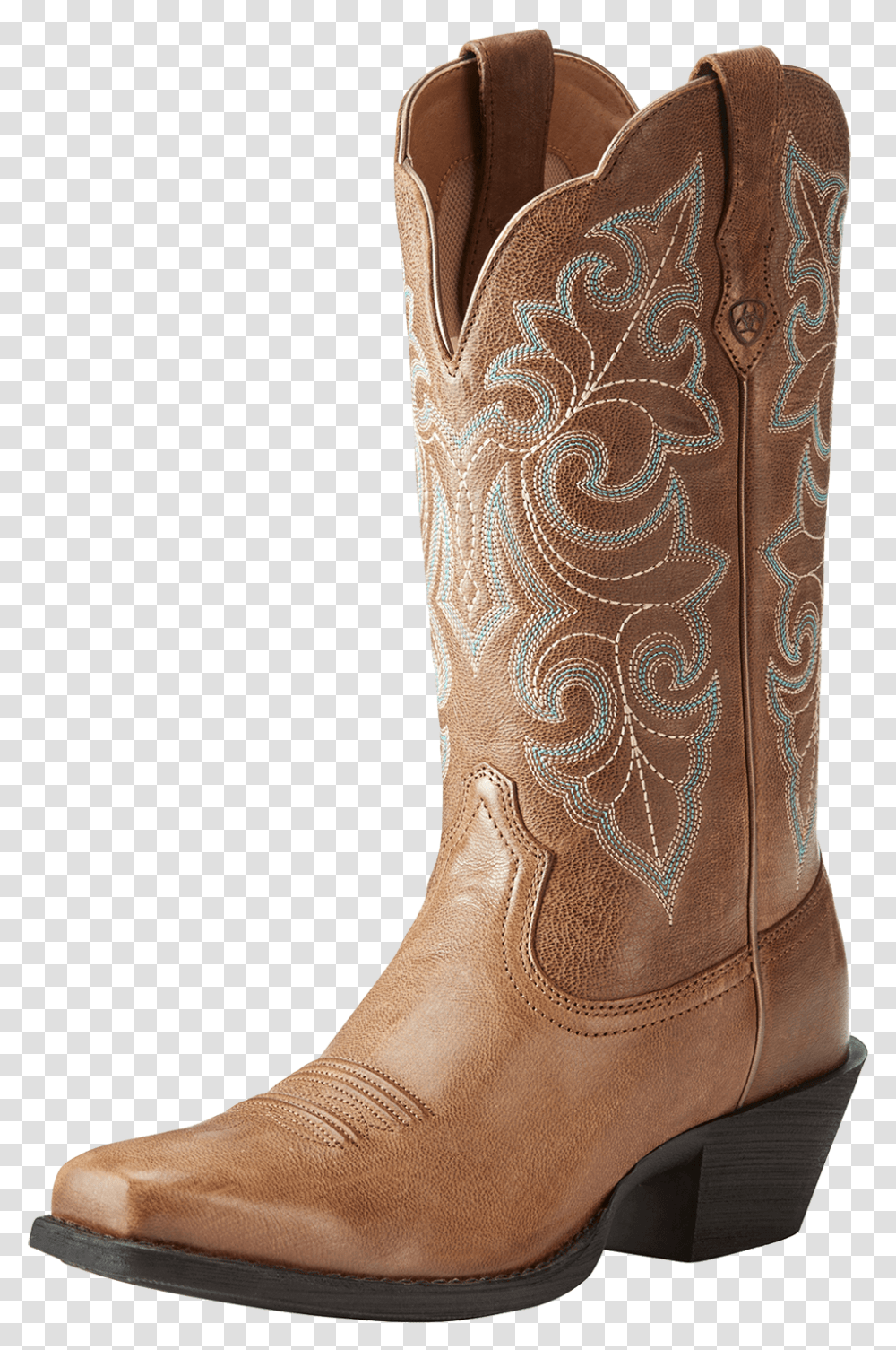 Ariat Women's Square Toe Round Up Cowgirl Boot Ariat Womens Cowboy Boots, Apparel, Footwear, Person Transparent Png