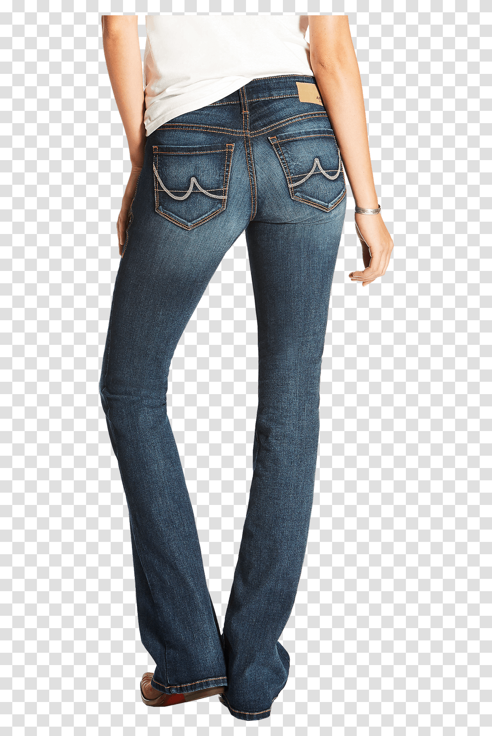 Ariat Women's Ultra Stretch Crosshatch Boot Cut Pocket, Pants, Apparel, Jeans Transparent Png