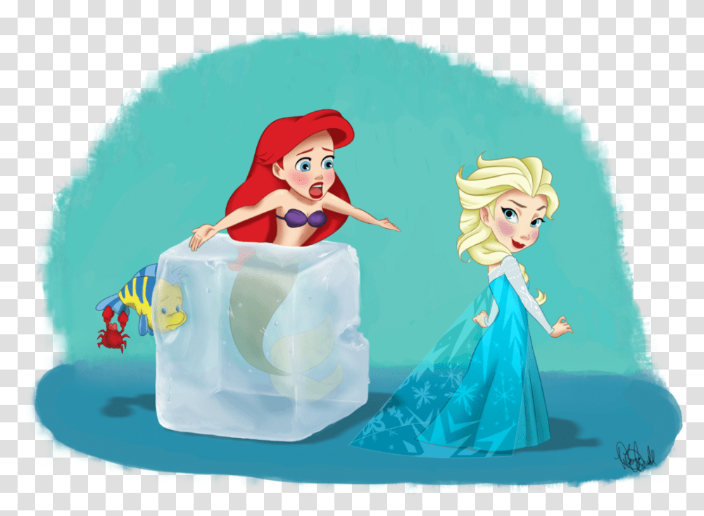 Ariel And Elsa Fairly Odd Parents Pokemon, Nature, Outdoors, Person Transparent Png