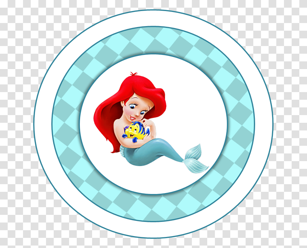Ariel And Flounder Toppers Or Free Printable Candy Little Mermaid Baby Ariel, Outdoors, Super Mario, Elf, Label Transparent Png