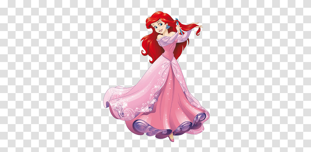 Ariel, Character, Fashion, Robe Transparent Png