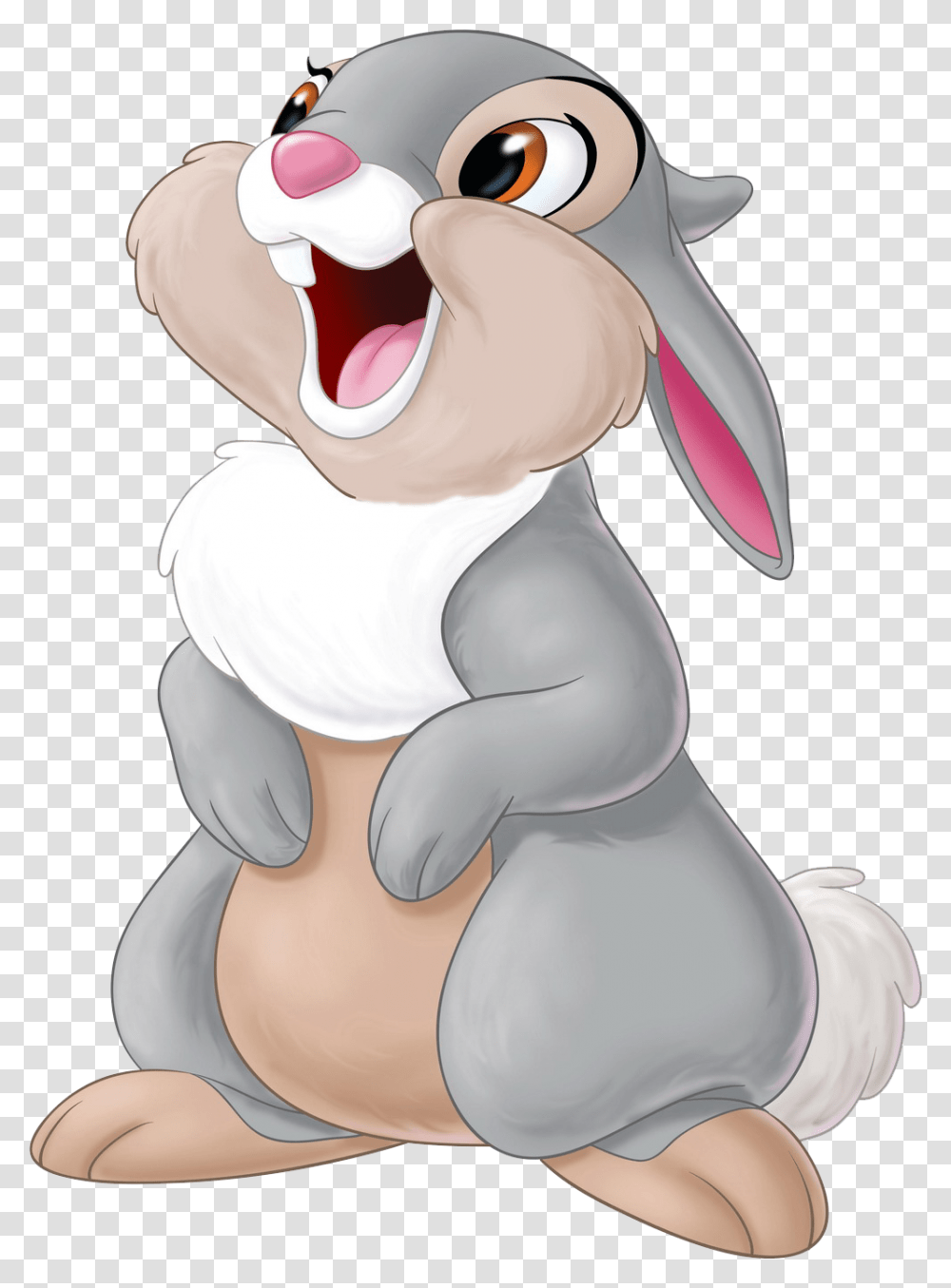 Ariel Character Company Daisy Thumper Walt Rabbit Clipart Disney Bunny Characters, Mammal, Animal, Person, Beaver Transparent Png