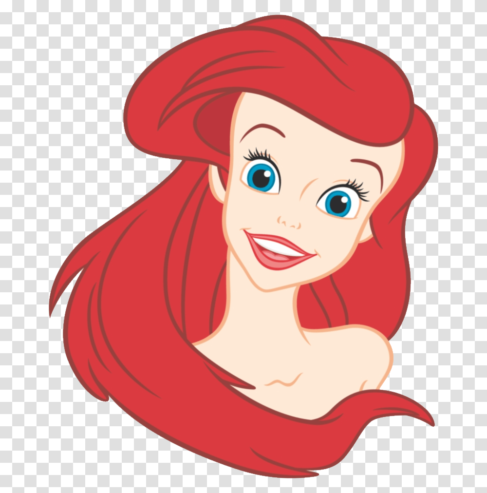 Ariel, Character, Face Transparent Png