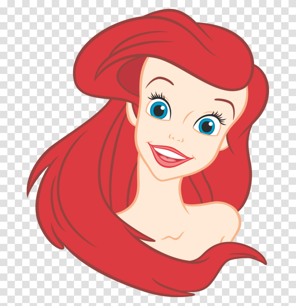 Ariel Disney Princess Ariel Face, Drawing, Female Transparent Png