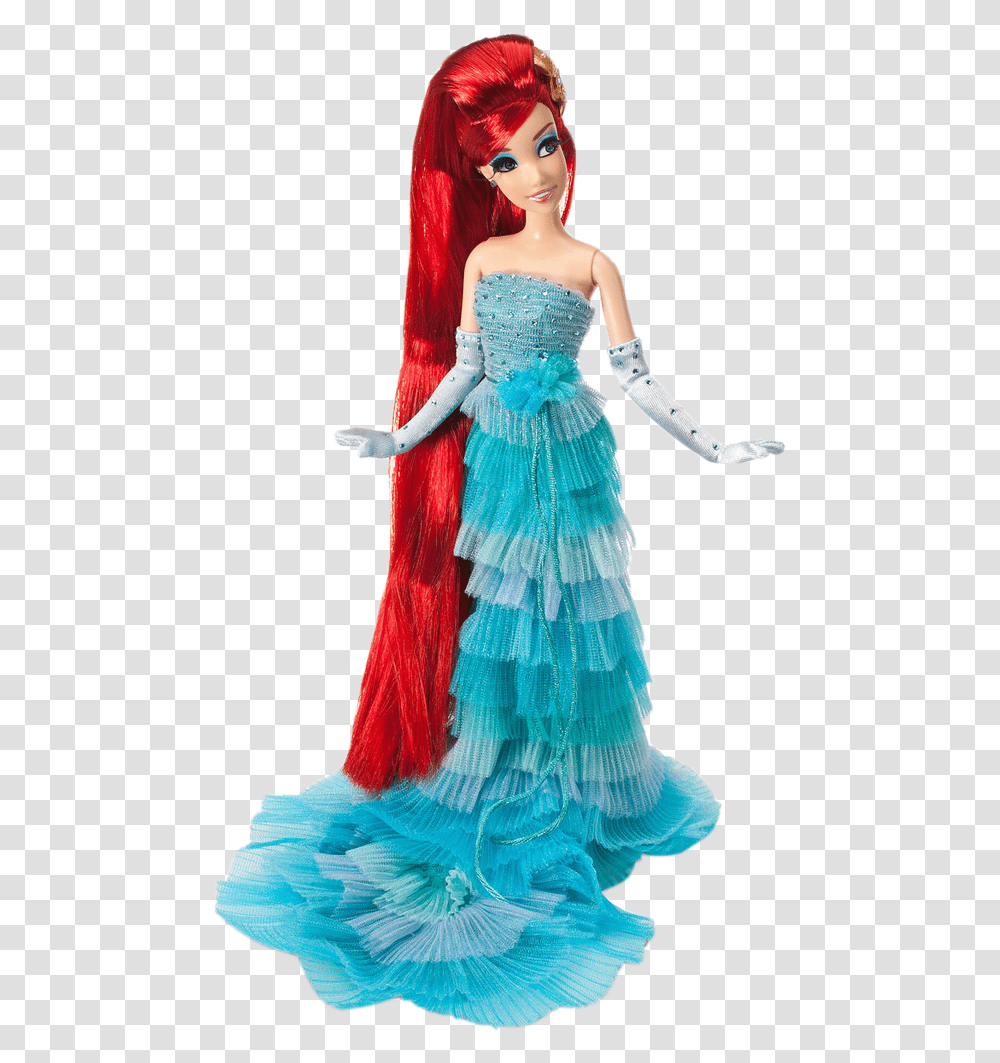 Ariel Disney Princess Dolls, Apparel, Evening Dress, Robe Transparent Png