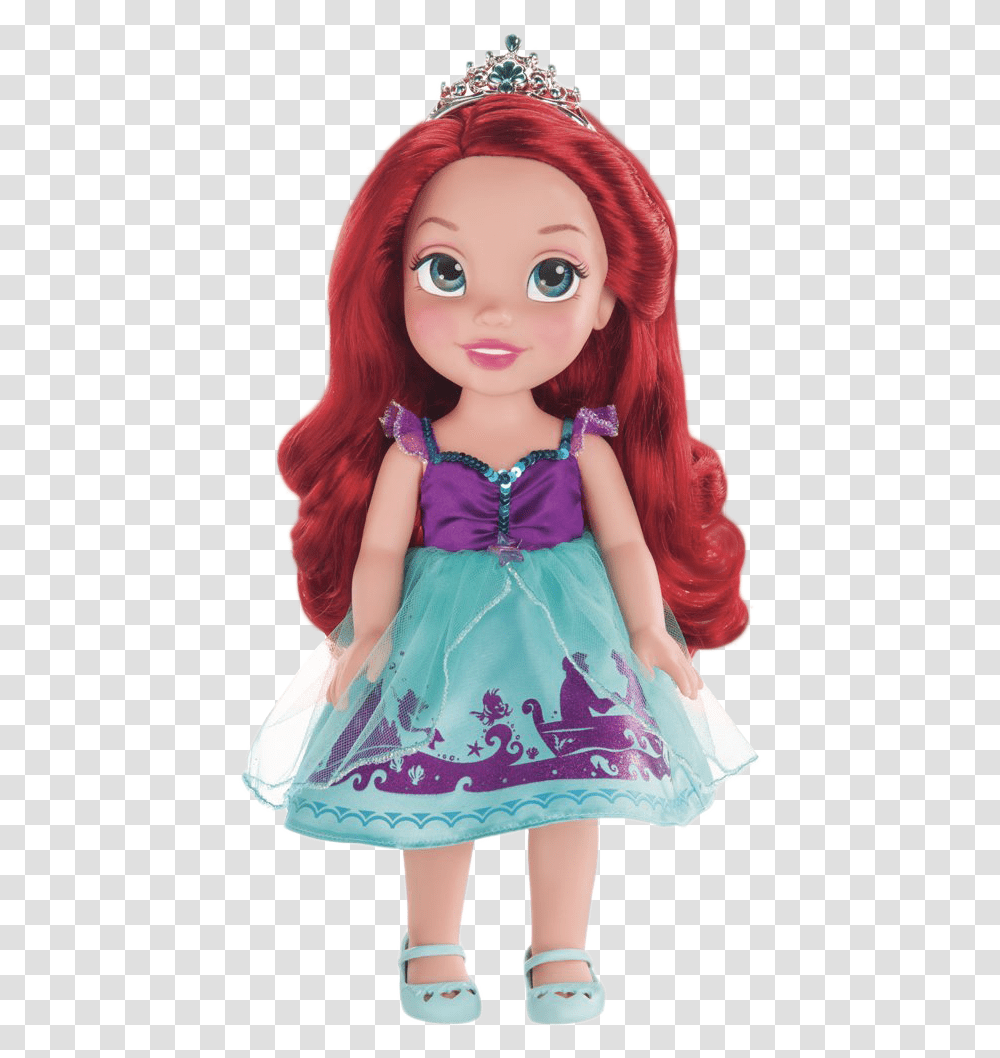 Ariel Doll Disney Princess Ariel Toddler Doll, Toy, Skirt, Apparel Transparent Png