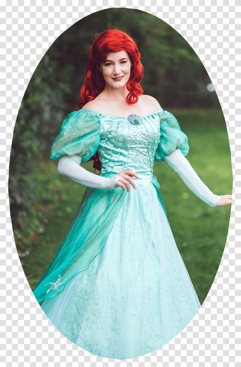 Ariel Lady, Female, Person, Evening Dress Transparent Png
