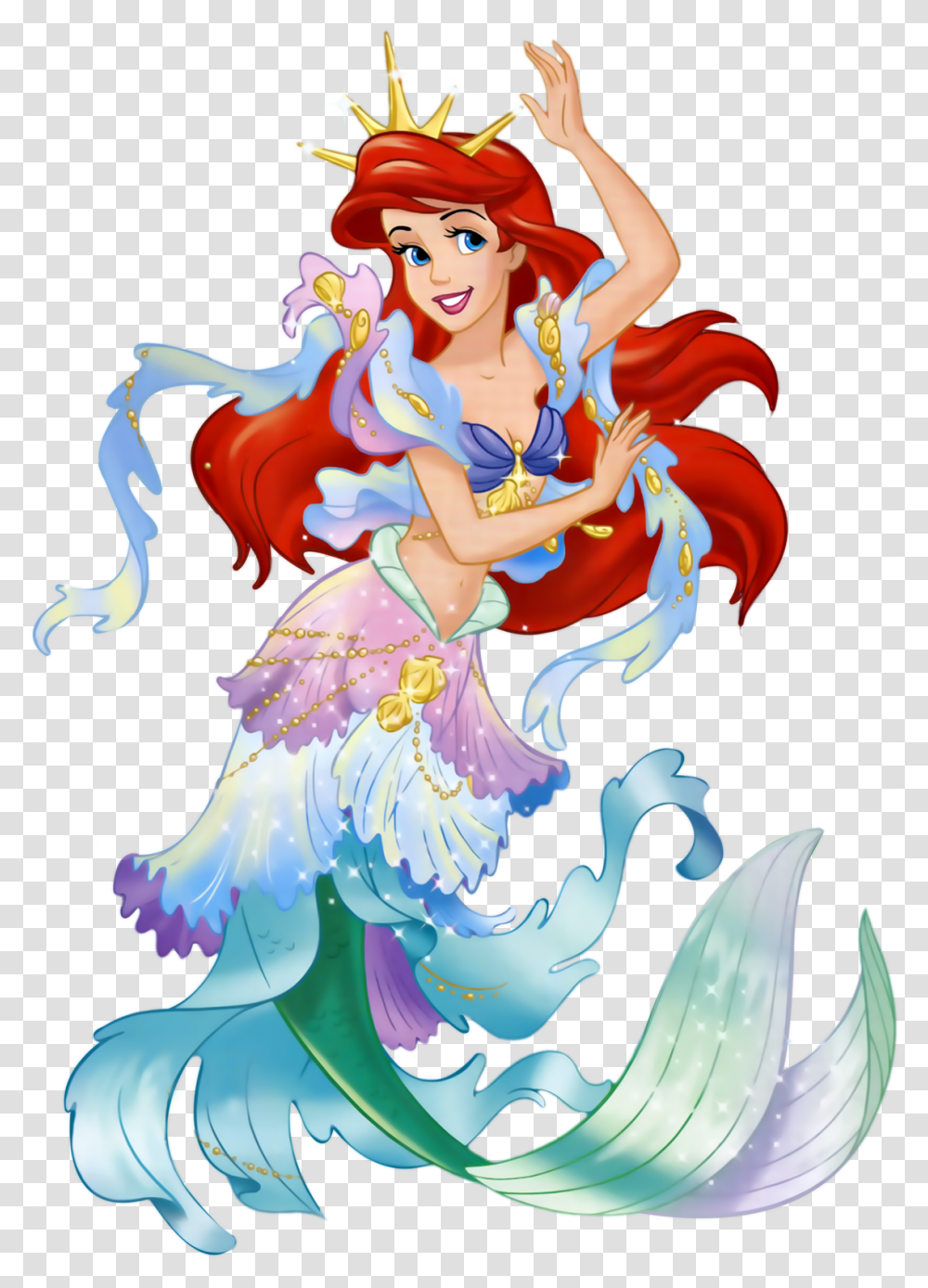 Ariel Little Mermaid Character, Leisure Activities, Dance Pose Transparent Png