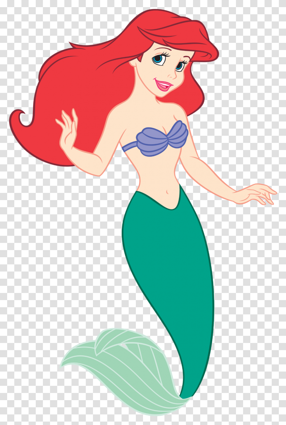 Ariel Little Mermaid Human, Female, Person, Dress Transparent Png