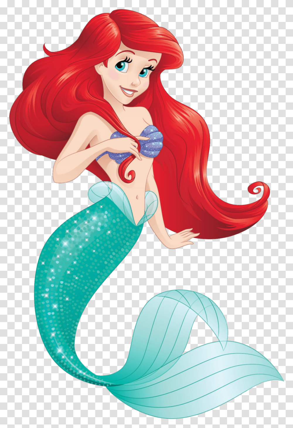Ariel Mermaid Background, Graphics, Art, Clothing, Person Transparent Png